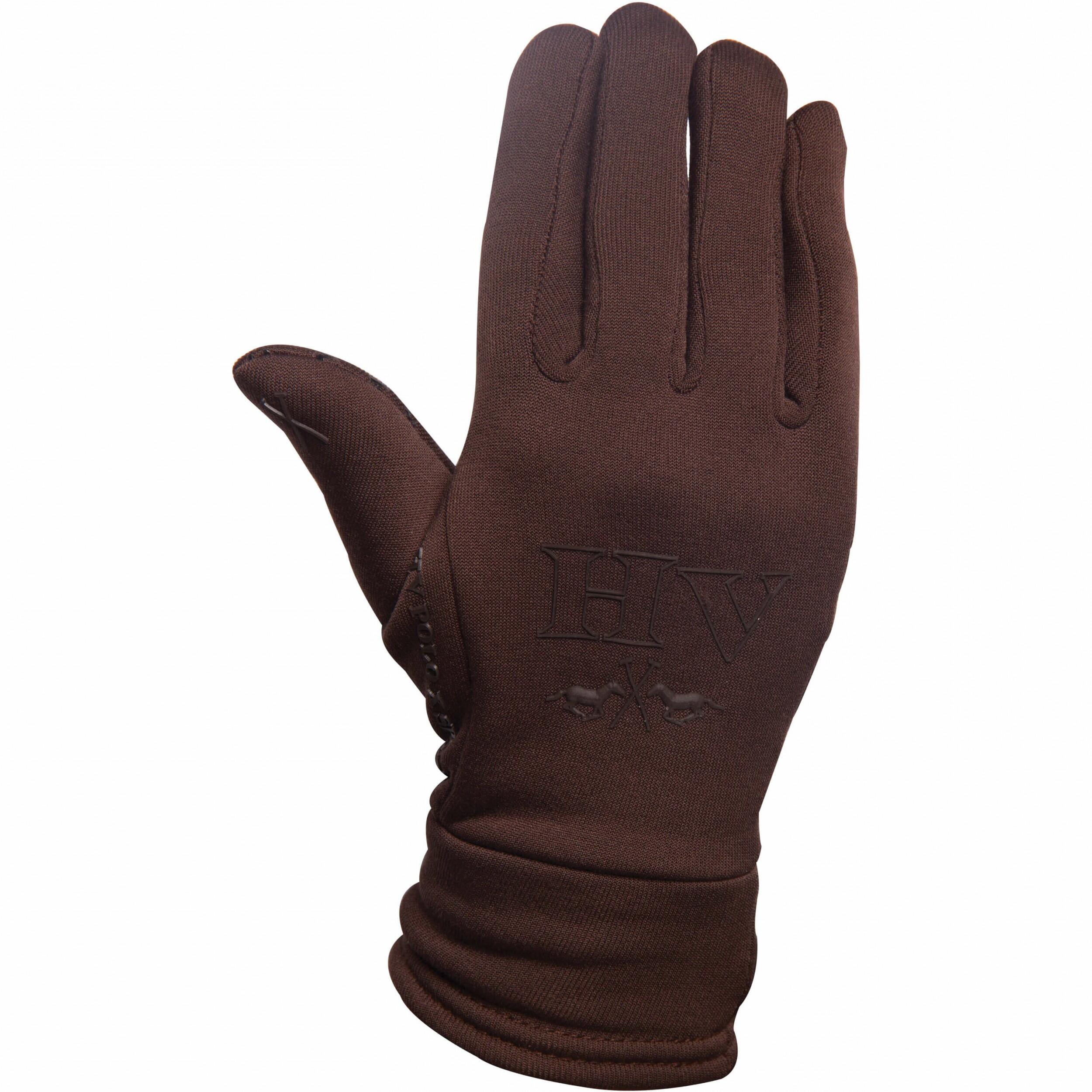 HV POLO Winter Damen Reithandschuhe dark brown