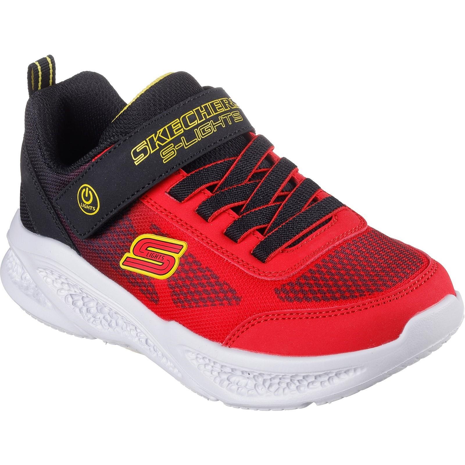 Scarpe da ginnastica METEOR LIGHTS KRENDOX da bambino (rosso/nero)