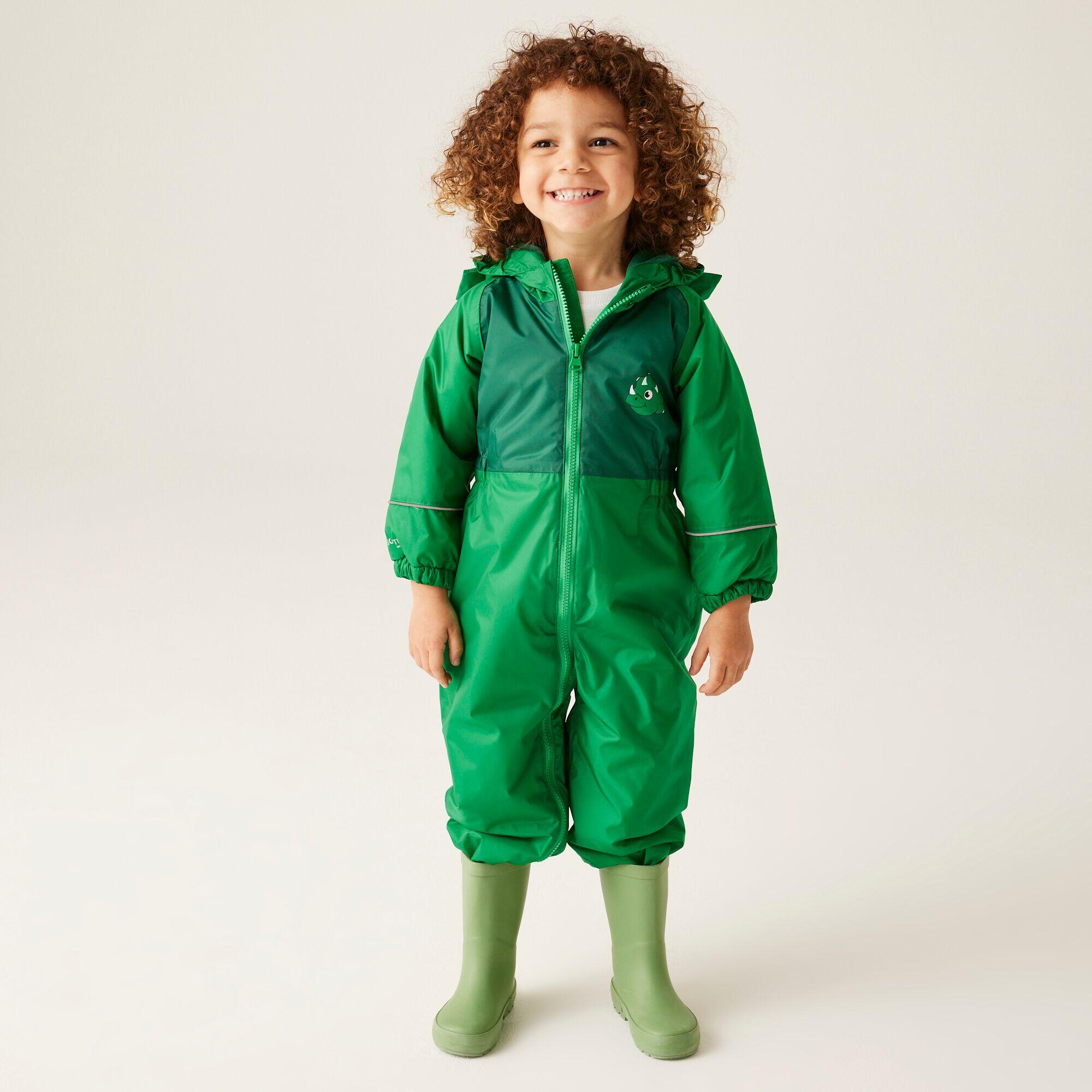 REGATTA Mudplay III Kids Waterproof Hiking Overtrousers