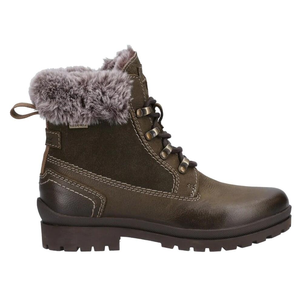 Womens/Ladies Evenlode Ankle Boots (Khaki Brown) 4/5
