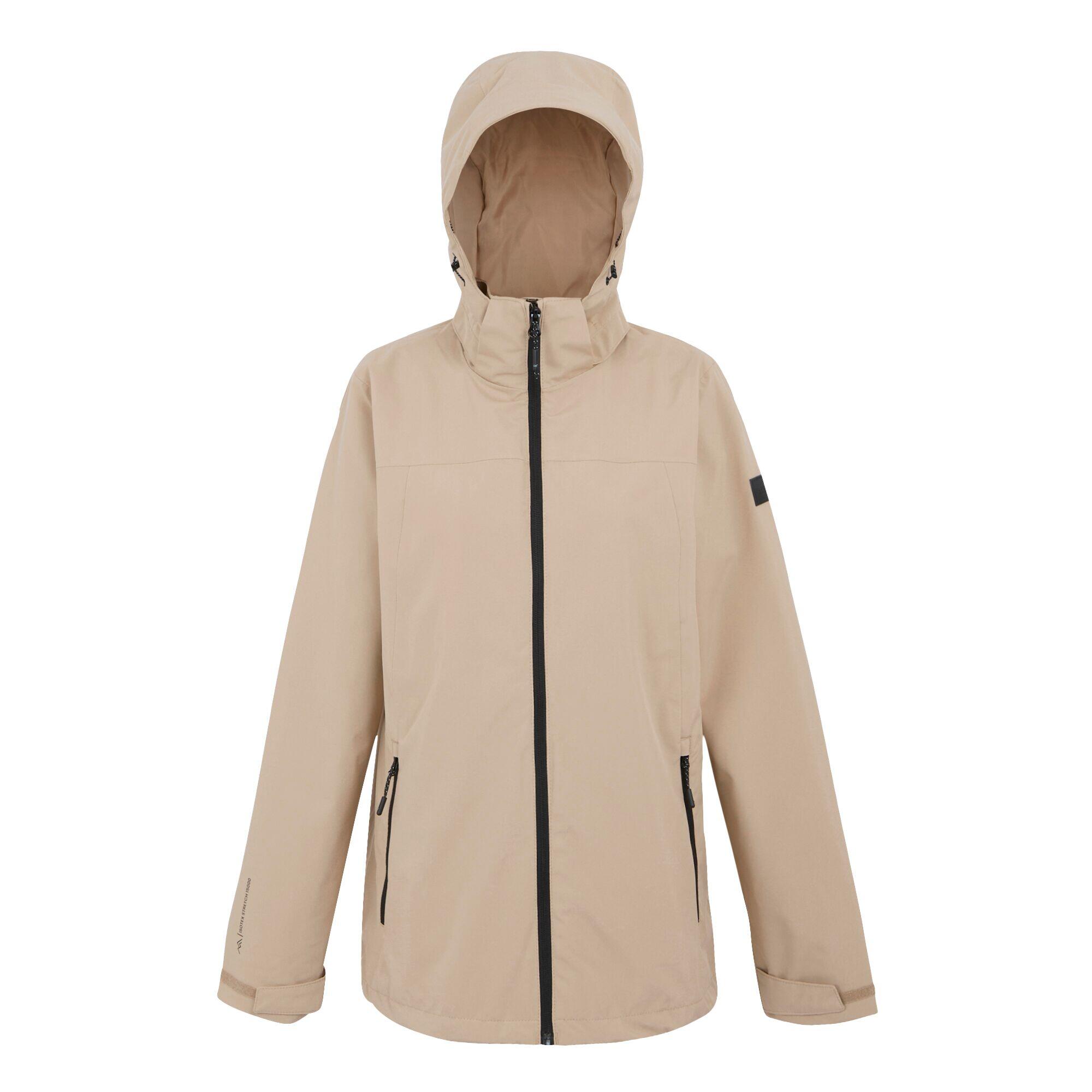 REGATTA Dames Coriver 3 in 1 Waterdichte Jas (Warm Taupe/Zwart)
