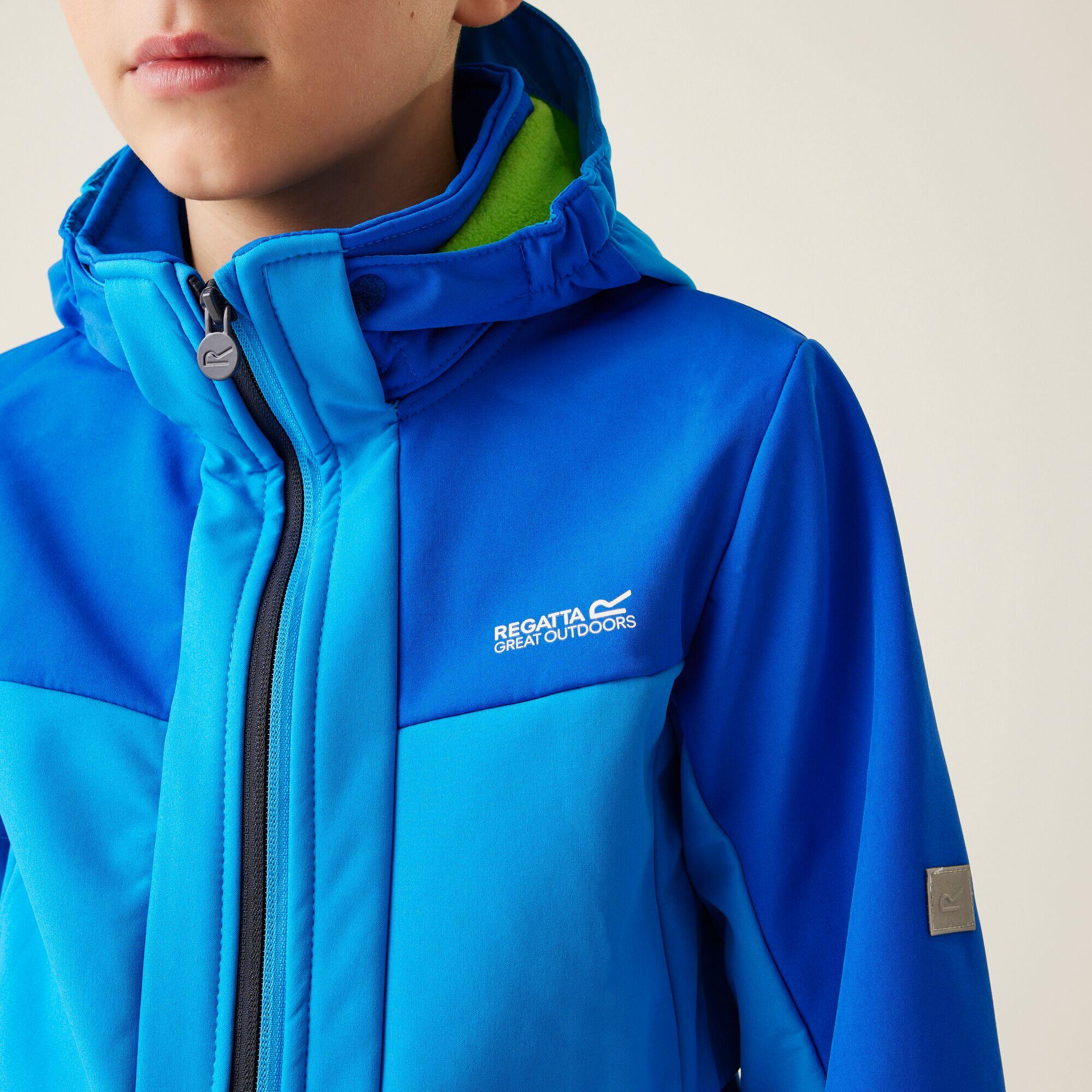 Softshell Jack Kinderen Waterdicht Winddicht Ademend Afneembare Capuchon 5/7