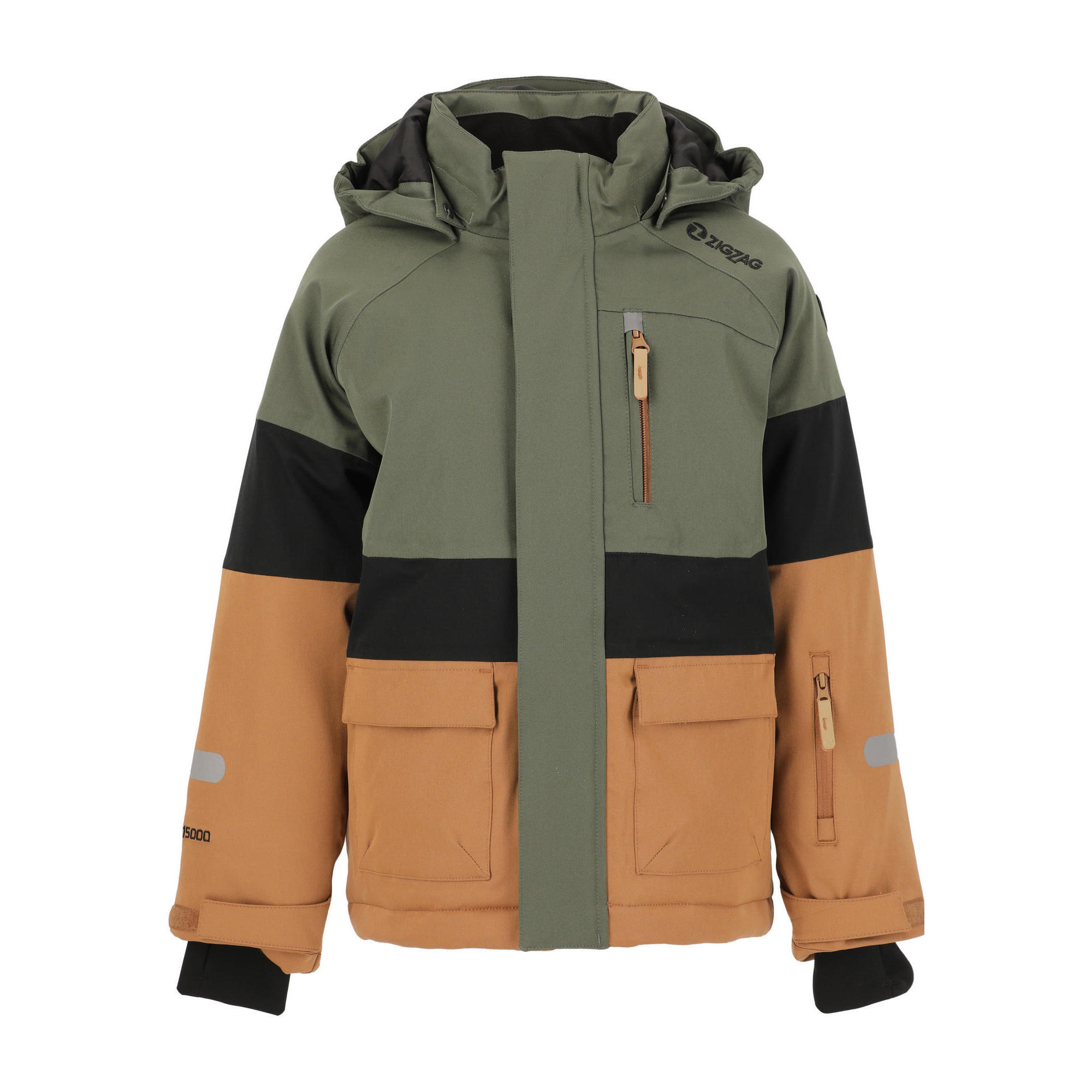 Zigzag - Veste De Ski Taylor - Veste - Bleu|marron|vert - Decathlon