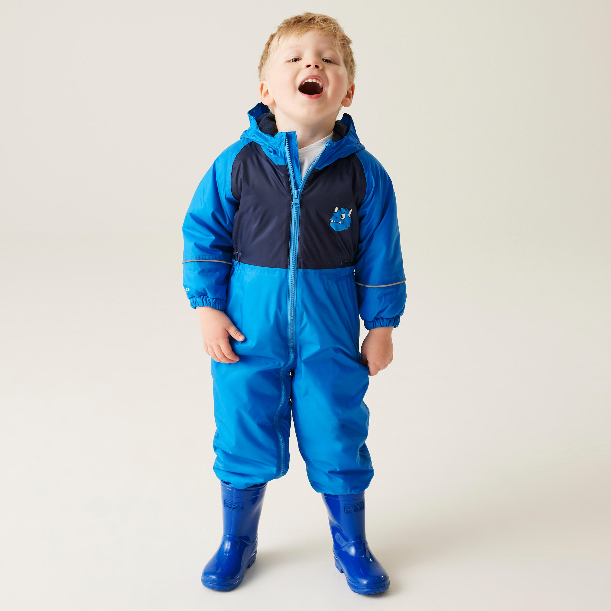 REGATTA Mudplay III Kids Waterproof Hiking Overtrousers