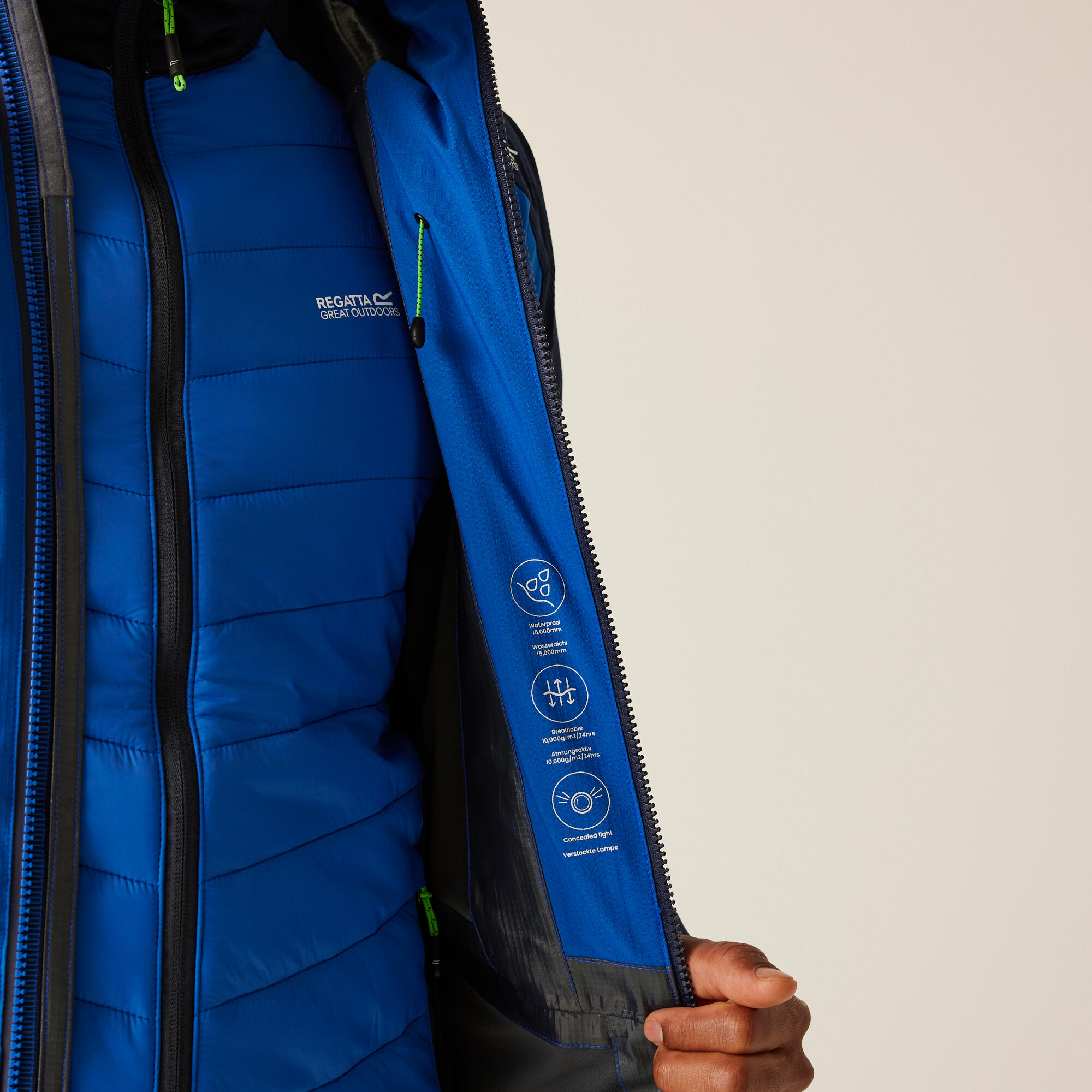 Sacramento X Mens Hiking 3 in 1 Jacket 5/7