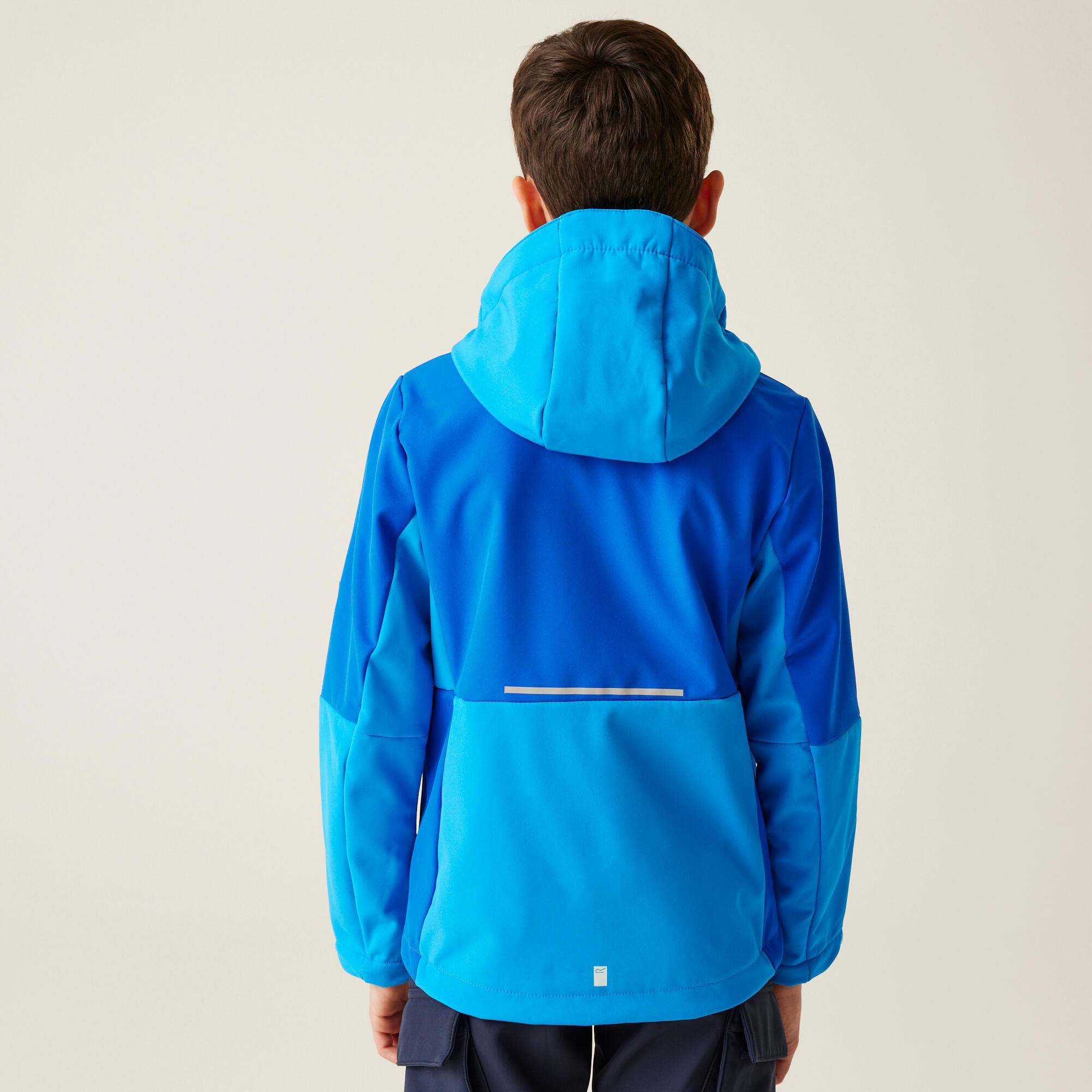 Softshell Jack Kinderen Waterdicht Winddicht Ademend Afneembare Capuchon 2/7
