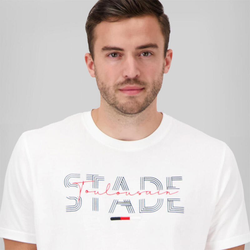 T-shirt Homme Stade Toulousain Sled Blanc