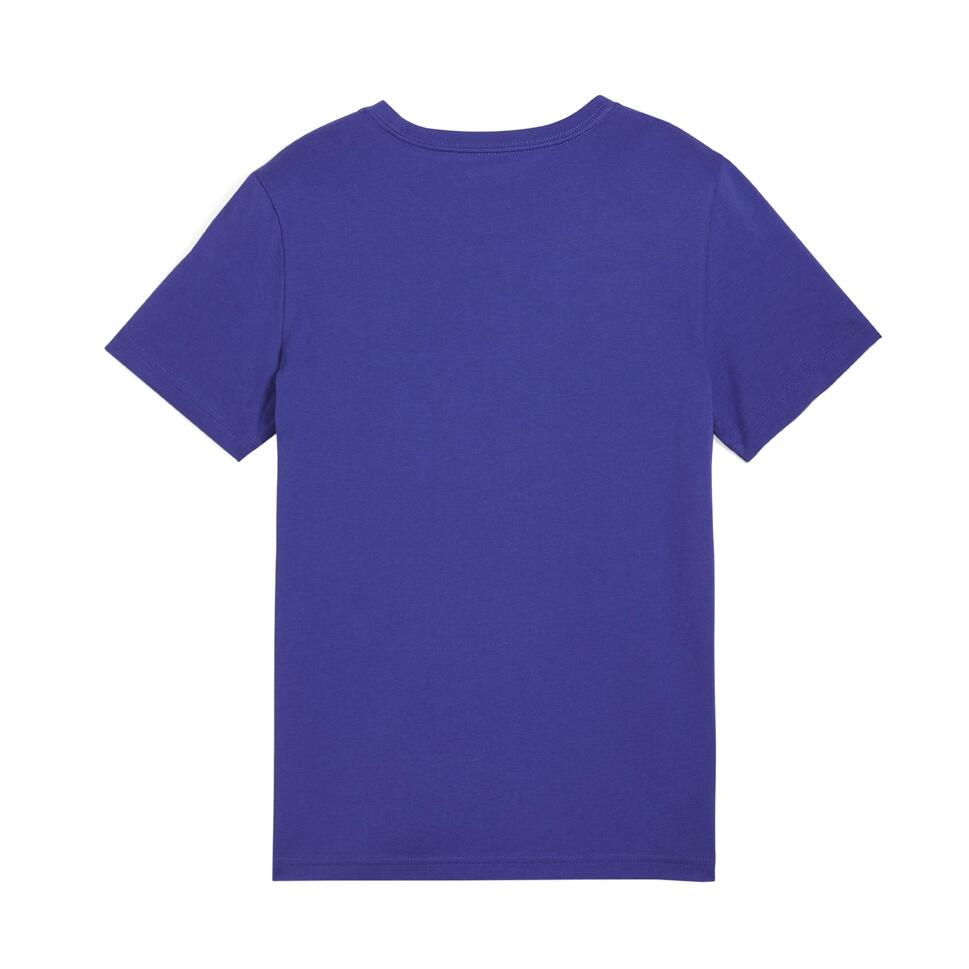 Koszulka t-shirt dziecięca dla chłopca bawełna granatowa logo PUMA
