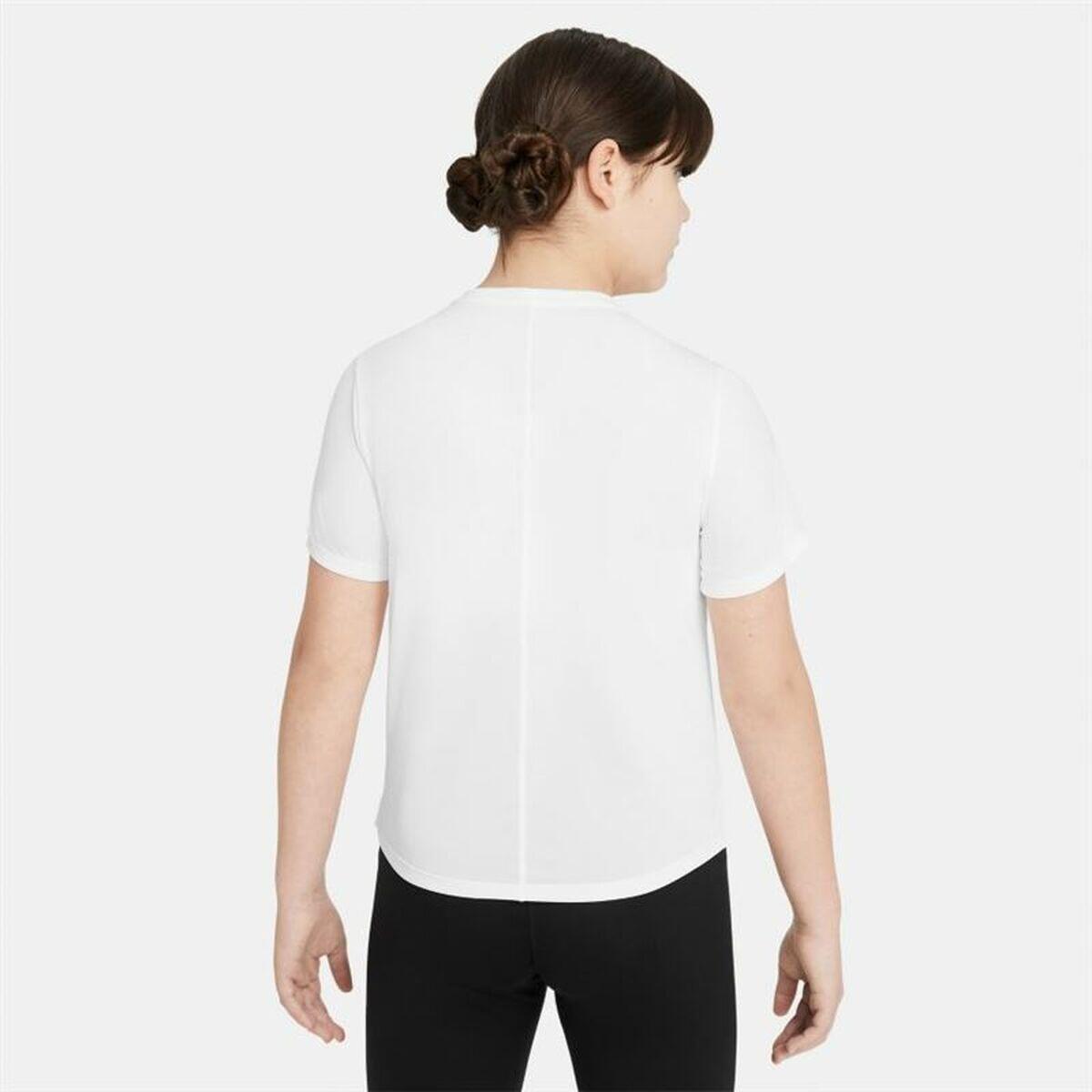 Camiseta de Manga Corta Infantil Nike Dri-FIT One Blanco 2/5