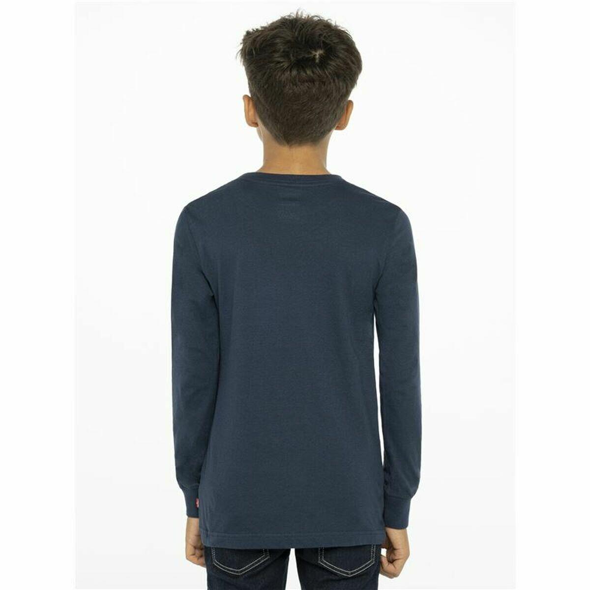 Koszulka z Długim Rękawem Dziecięca Levi's Batwing Ciemnoniebieski 3/5