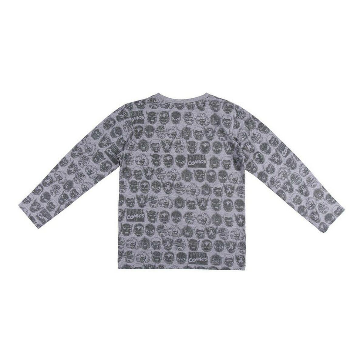 Maglia a Maniche Lunghe per Bambini Marvel Grigio 5/5