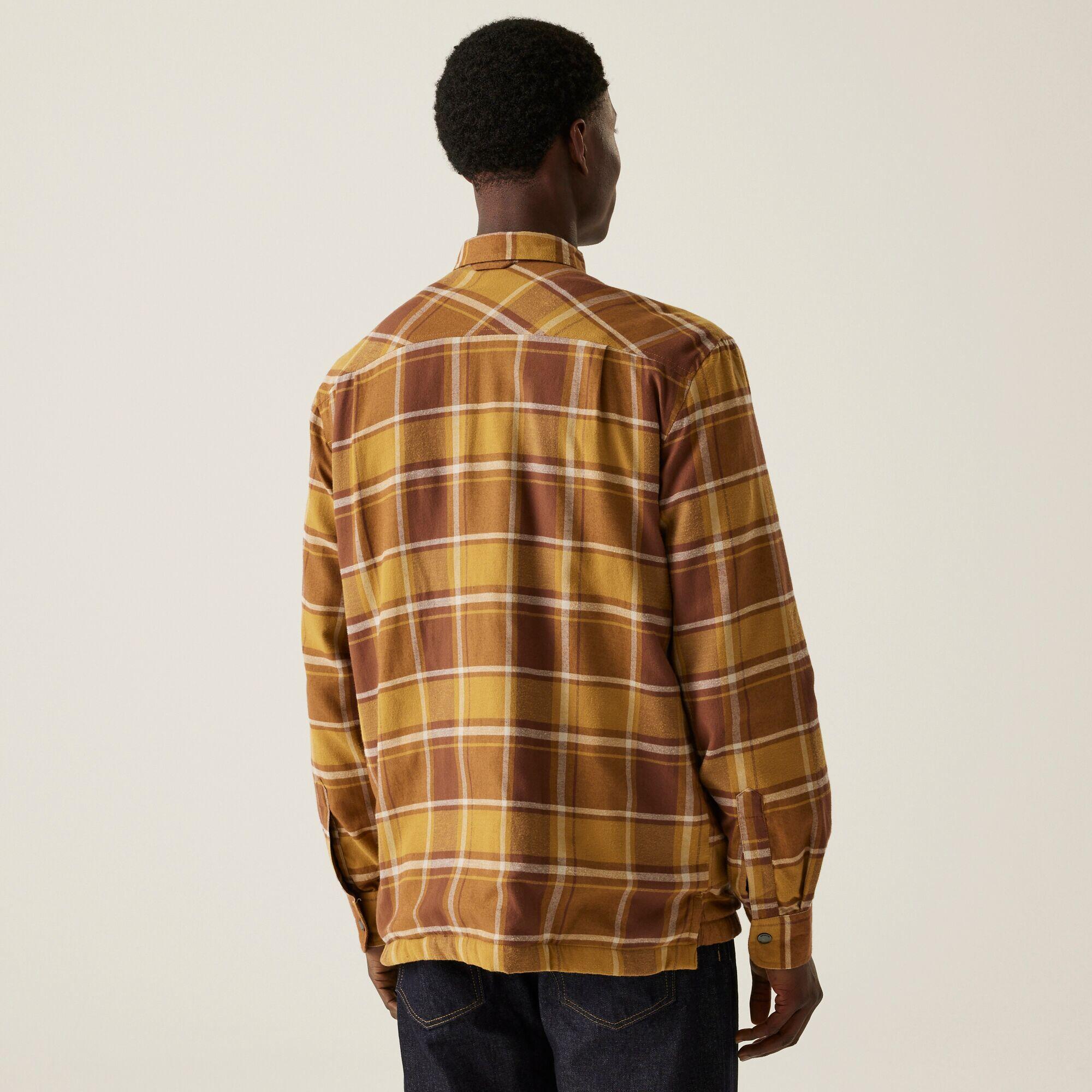 Polaire à longue fermeture éclair pour hommes Cumn/BrbnChk 2/7