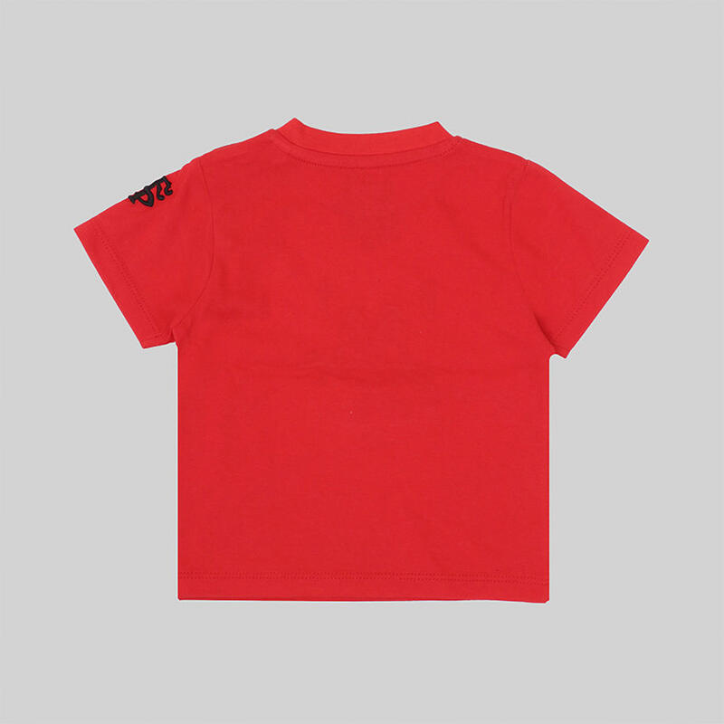 Rood T-shirt Met Korte Mouwen Voor Baby Stade Toulousain Cute