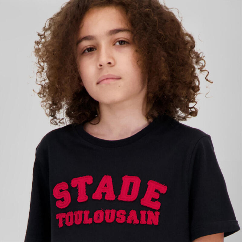 T-shirt Per Bambini Stade Toulousain Noir Blizzard