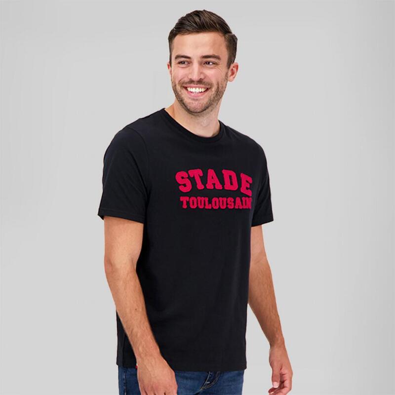 Camiseta Para Hombre Stade Toulousain Blizzard Negra