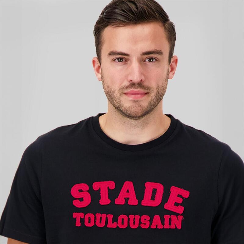 Camiseta Para Hombre Stade Toulousain Blizzard Negra