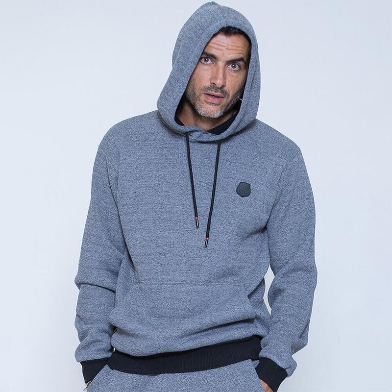 Heren Hoodie Met Capuchon Stade Toulousain Solid Hoodie Grijs