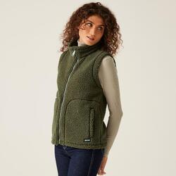 De Calmry fleece wandelbodywarmer voor dames