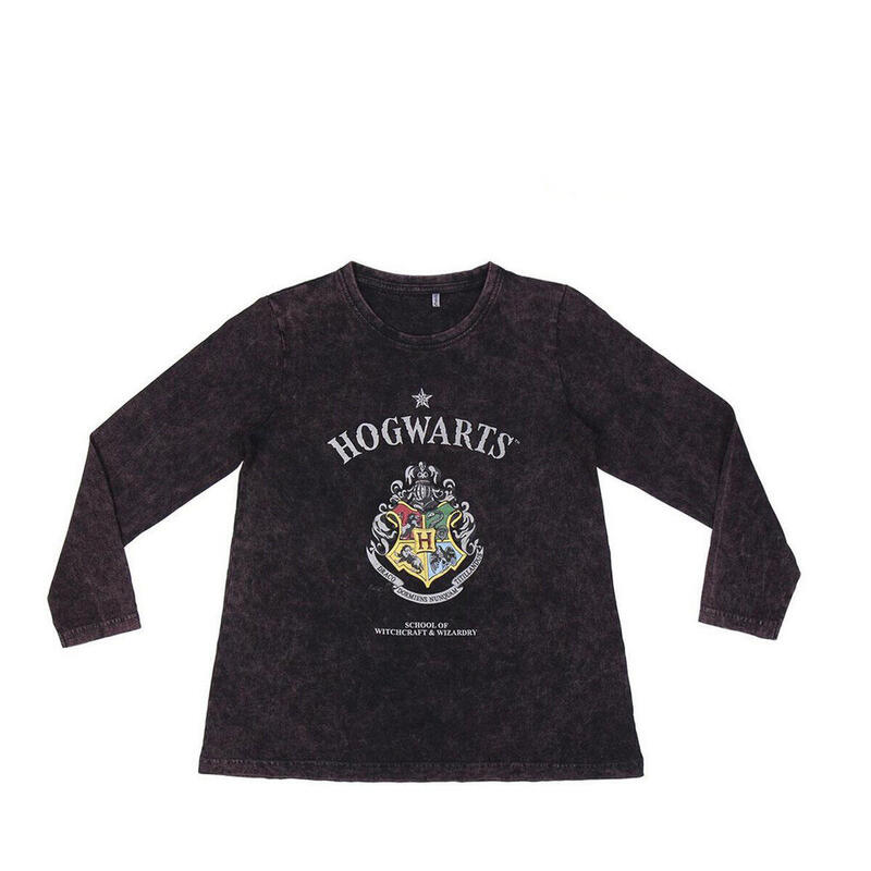 Camiseta de Manga Larga Niño Harry Potter Gris