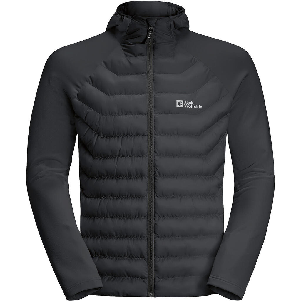 Jack Wolfskin Mens Routeburn Pro Hybrid Jacket - Black - M