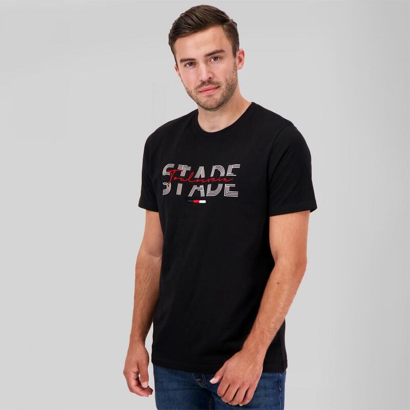 Heren T-shirt Sled Stade Toulousain Zwart