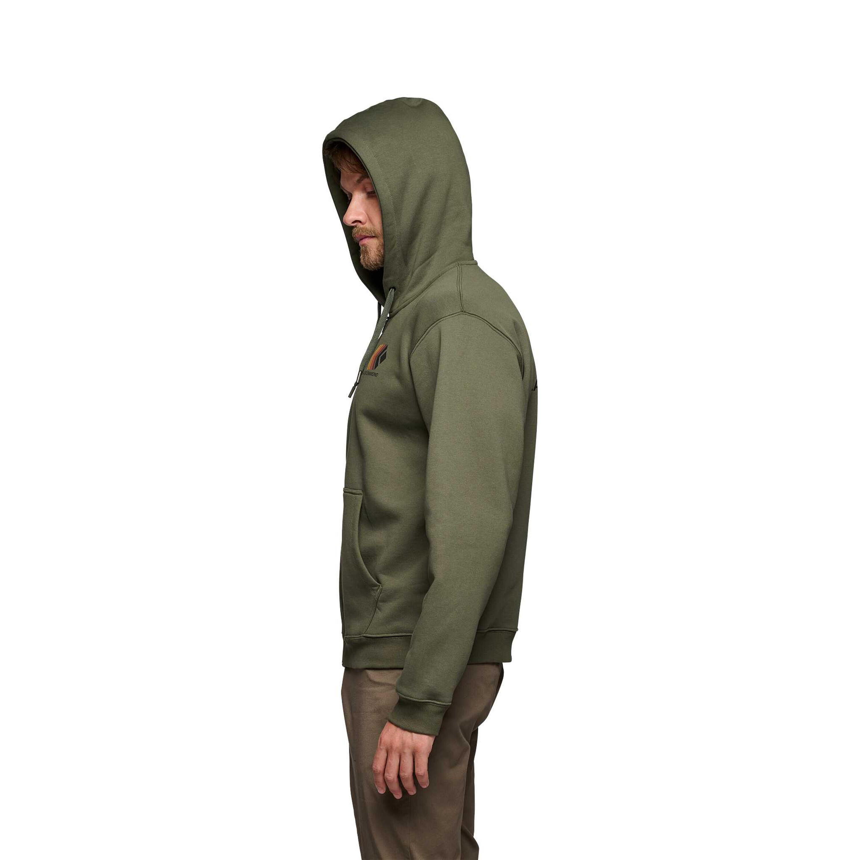 Sweatshirt à capuche full zip Black Diamond Faded 3/7