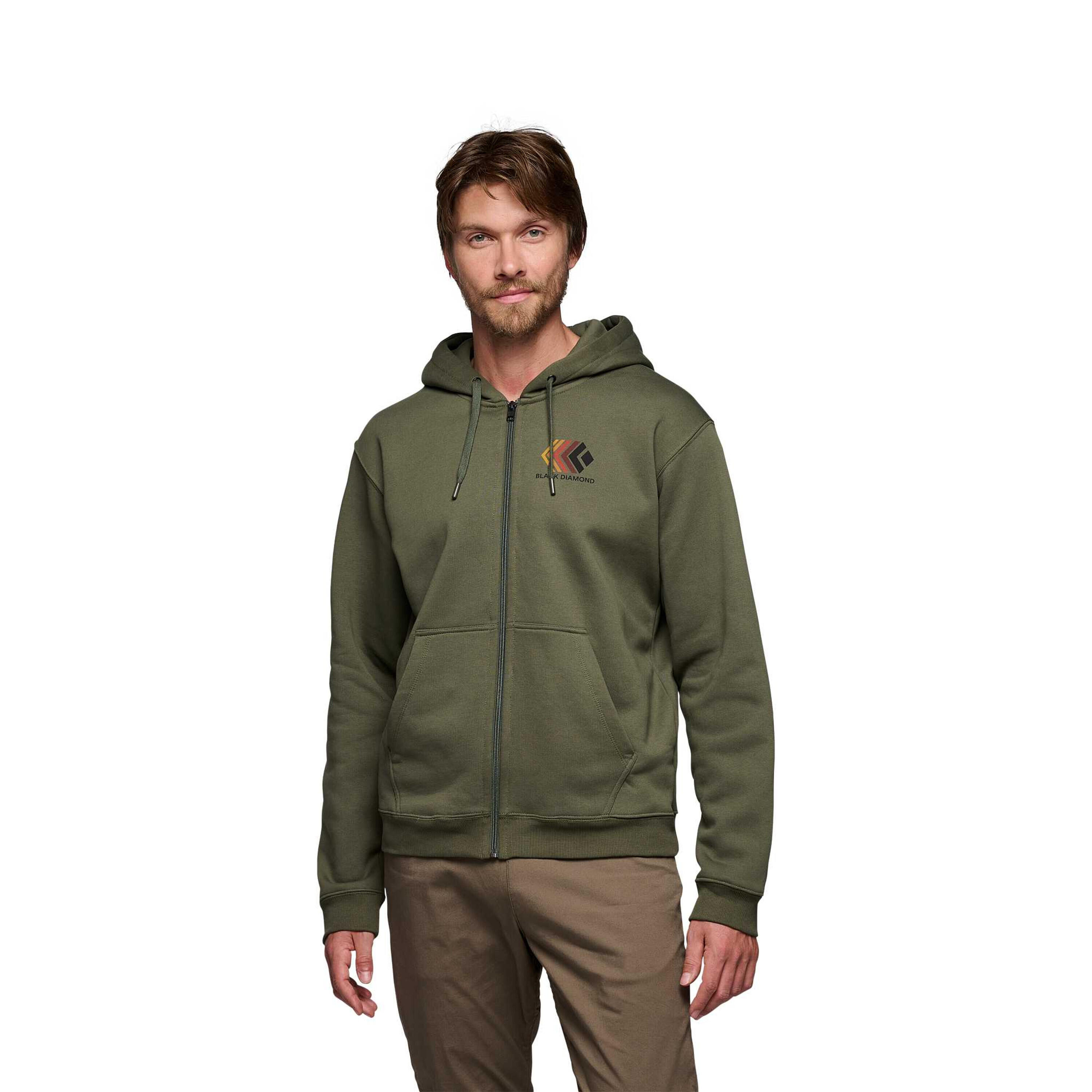 Sweatshirt à capuche full zip Black Diamond Faded 2/7