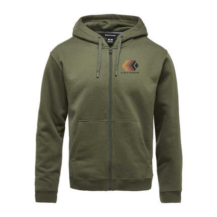 Sweatshirt à capuche full zip Black Diamond Faded
