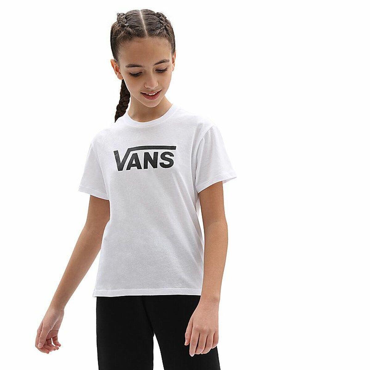 Camisola de Manga Curta Infantil Vans Flying V Branco 3/5