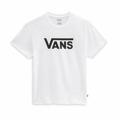 Camiseta de Manga Corta Infantil Vans Flying V Blanco