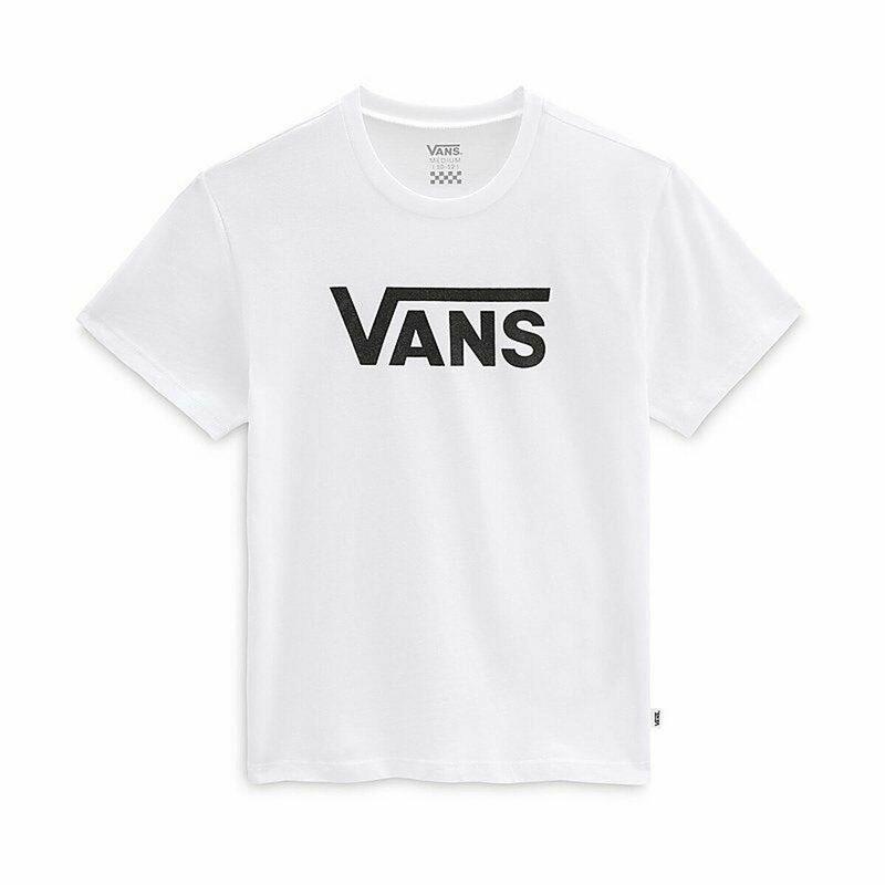 Camiseta de Manga Corta Infantil Vans Flying V Blanco