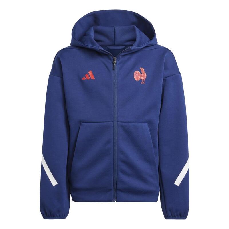 Gevoerde Hoodie Met Ritssluiting Adidas Voor Kinderen Frankrijk