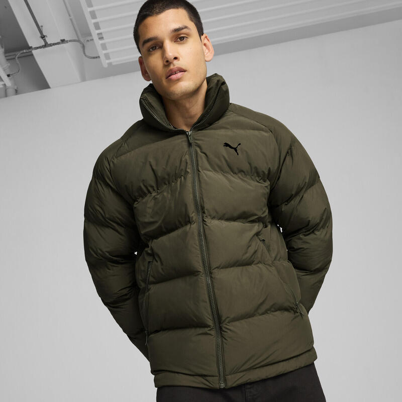 Veste en mono-matériau Homme PUMA Dark Olive Green