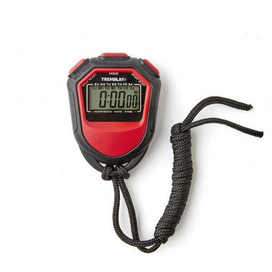 Stoppuhr Tremblay Ct Rot Und Schwarz
