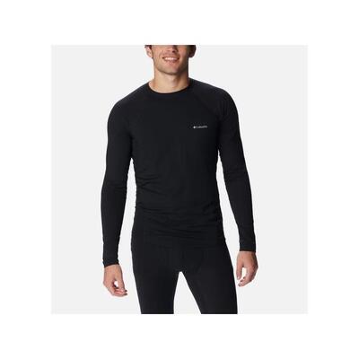 Heren-t-shirt met lange mouwen columbia midweight stretch zwart
