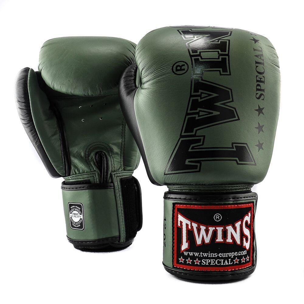 Gants de boxe Twins BGVL8 Vert – 14oz 4/4