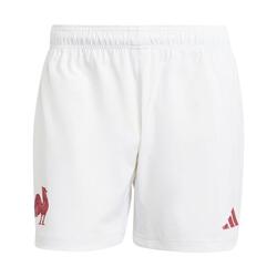 Short Domicile pour adulte XV de France Adidas Blanc