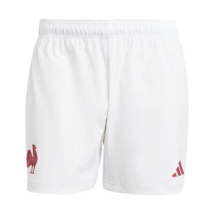 Short Domicile pour adulte XV de France Adidas Blanc