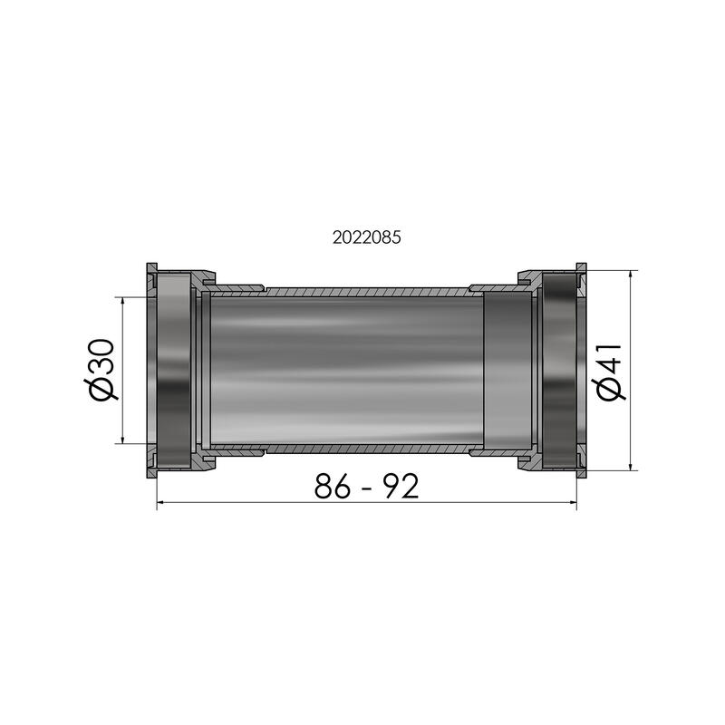 Trapas Elvedes Press-Fit BB86/92