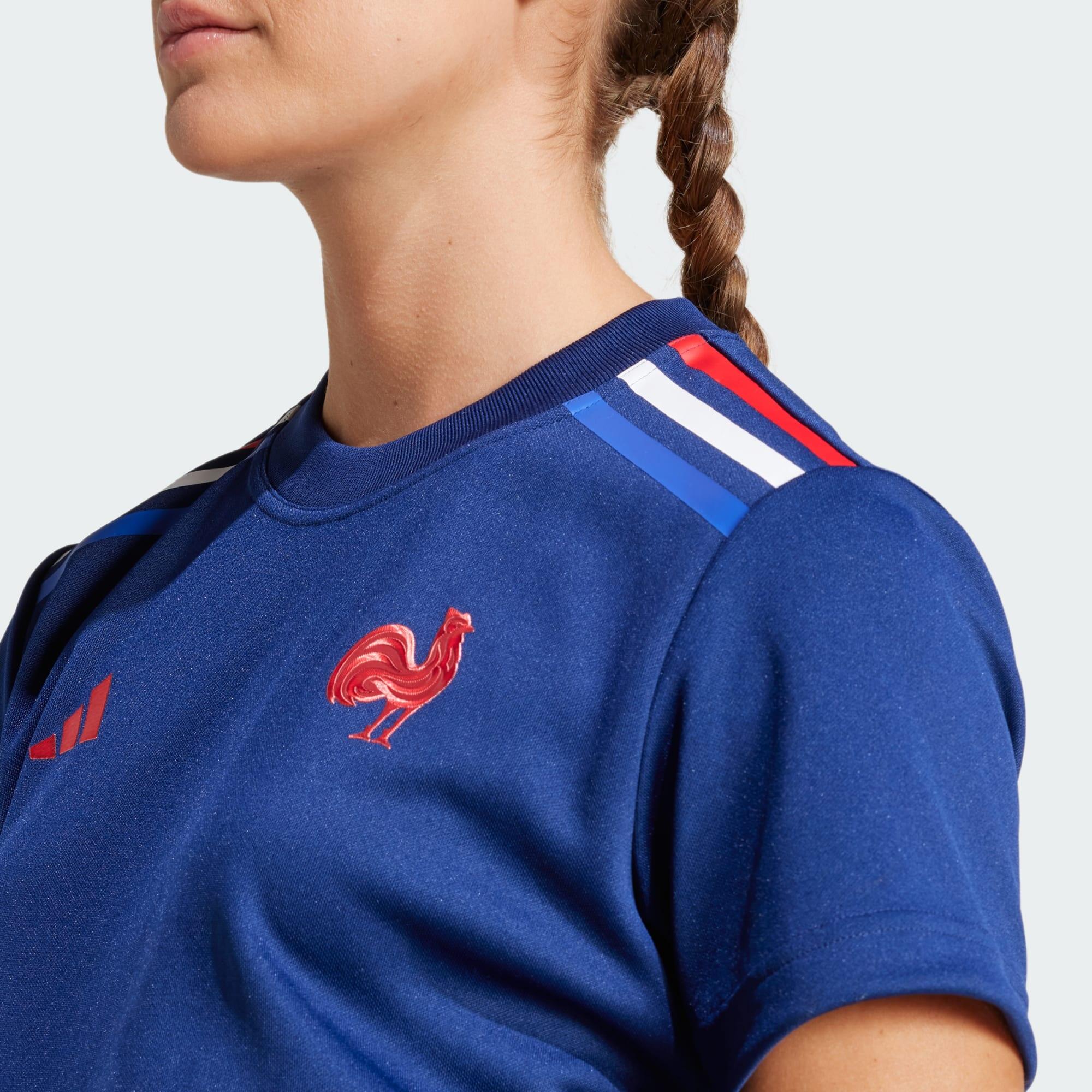 Frankrijk Rugby Thuis Supporter T-shirt 4/6