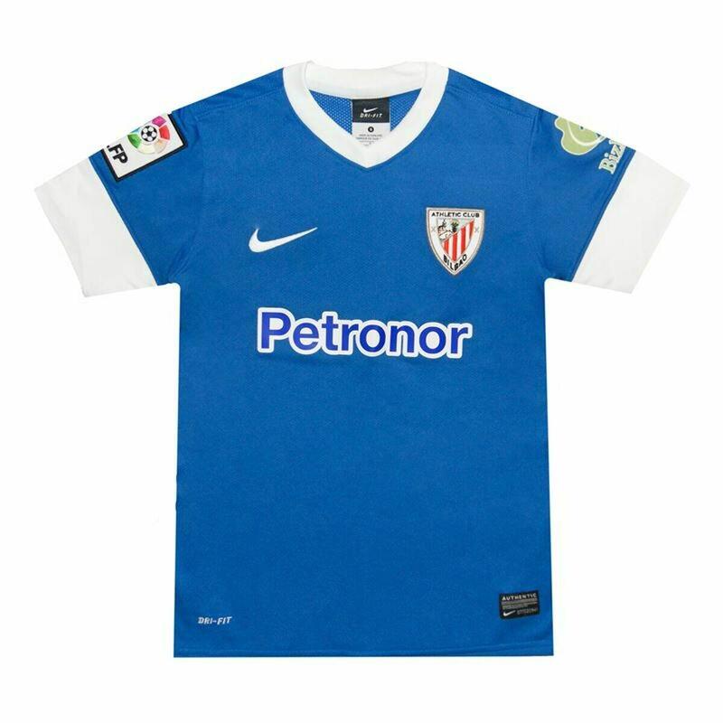 Camiseta de Fútbol de Manga Corta Hombre Nike Azul