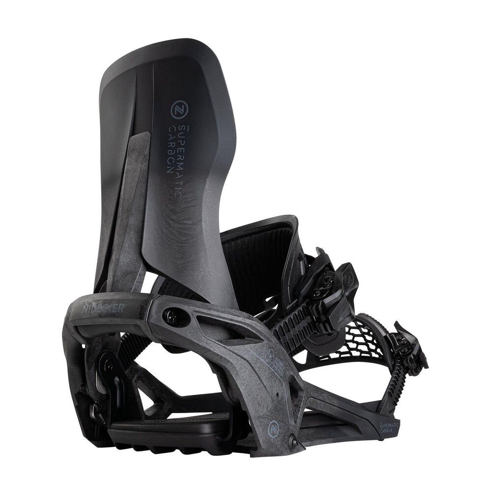 Nidecker Supermatic Carbon Black Snowboard Bindings for Men