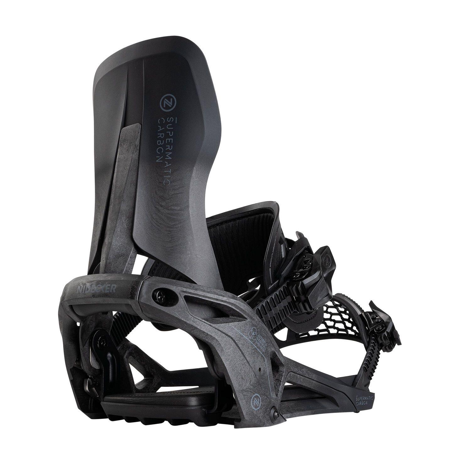 Fixations De Snowboard Supermatic Carbon Black Homme 2/6