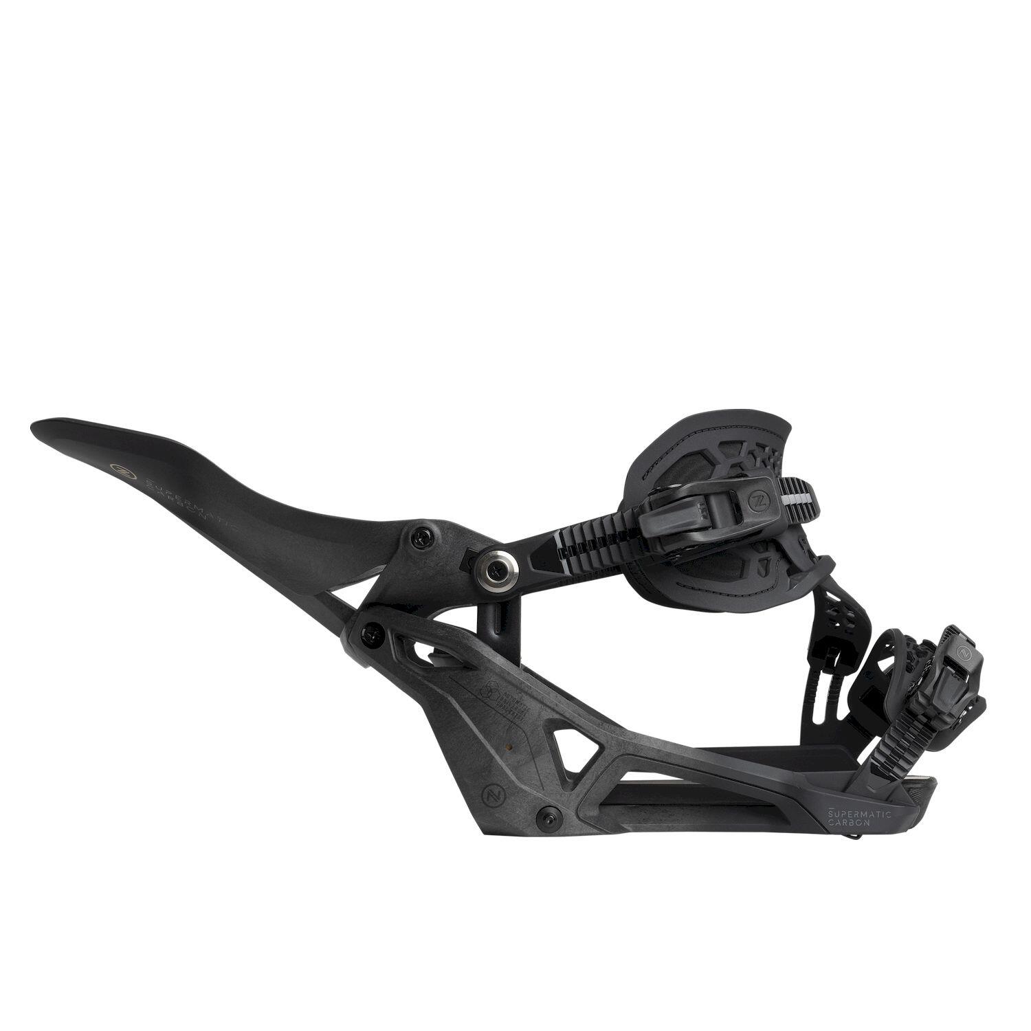 Fixations De Snowboard Supermatic Carbon Black Homme 3/6