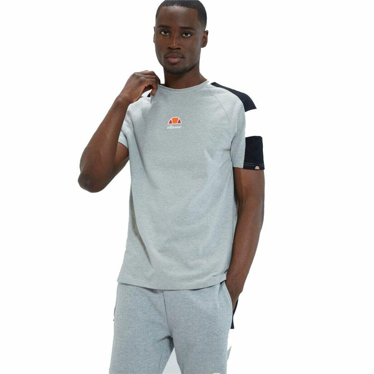 Ellesse - T-shirt À Manches Courtes Homme Ellesse  Fosha Gris - T-shirt Manches Courtes - Gris - Petit - Decathlon