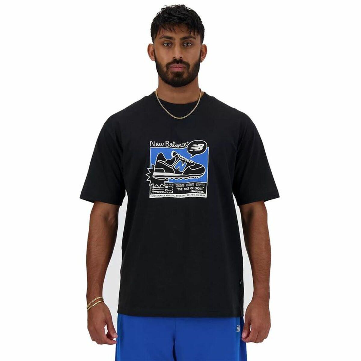 T-shirt à manches courtes homme New Balance SPORT ESSENTIALS MT41593 Noir 1/4