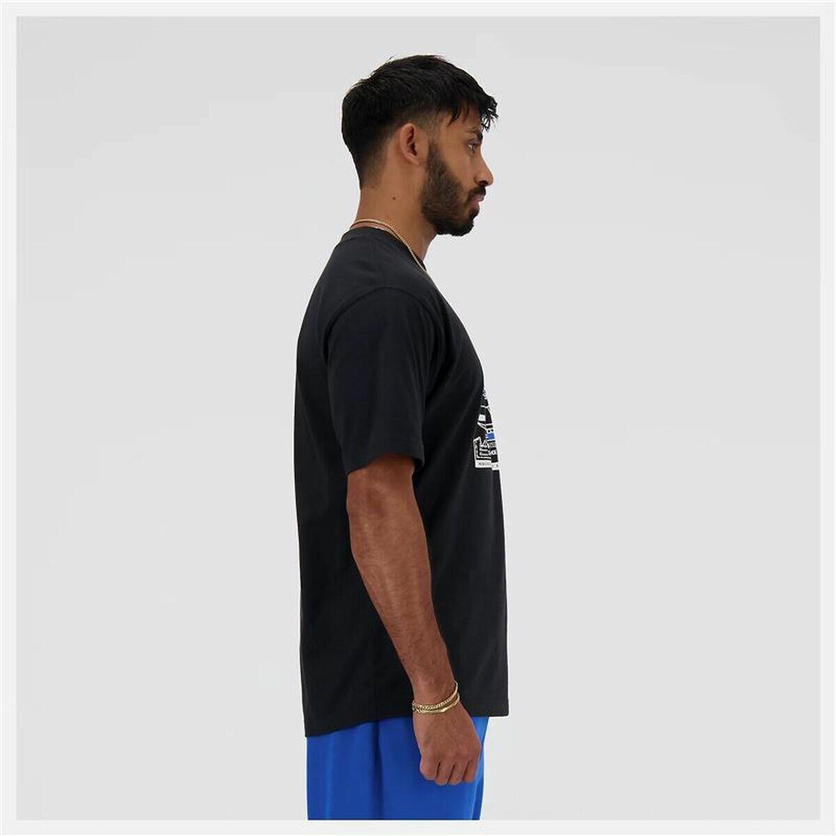 T-shirt à manches courtes homme New Balance SPORT ESSENTIALS MT41593 Noir 3/4