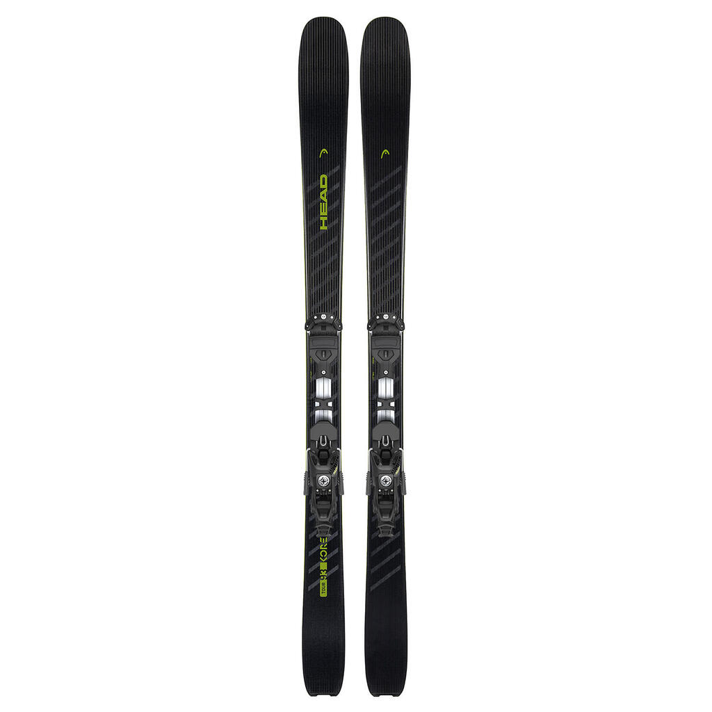 Head Kore Tour 93 Ski Pack + Ambition 12 Mn Black Men's Bindings