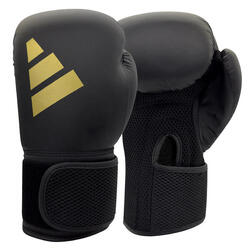 Gants de boxe hybrid 10 (couleur : noir/or - taille : 12oz)