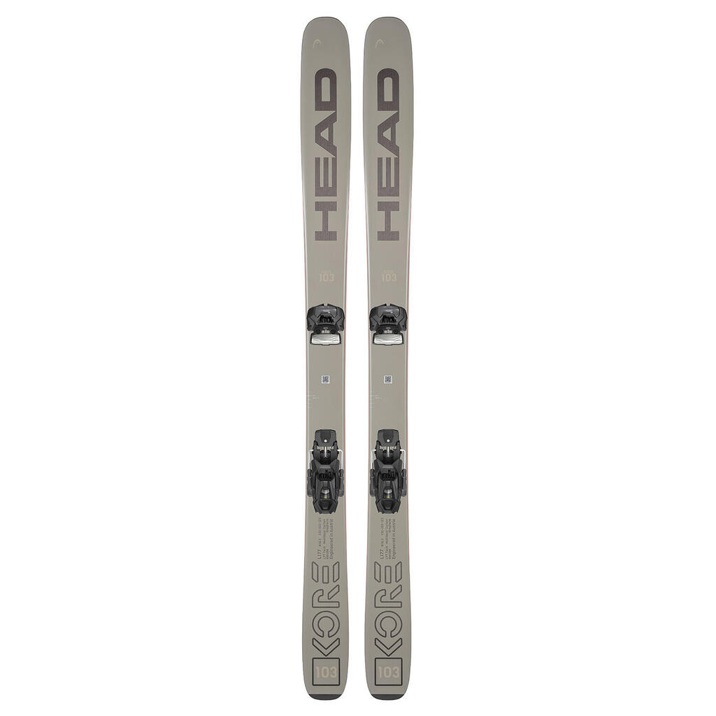 Head Kore 103 W Ski Pack + Attack 12 Gw Beige Women's Bindings